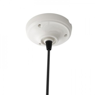 Rendl - FABIO závěsná sada černá/bílá porcelán 230V LED E27 15W Barva: Černá
