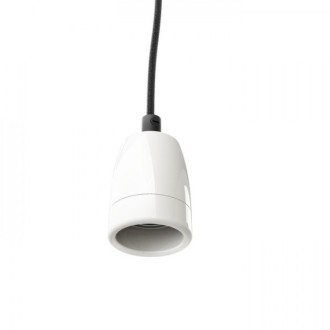 Rendl - FABIO závěsná sada černá/bílá porcelán 230V LED E27 15W Barva: Černá