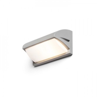 Rendl - MORA nástěnná stříbrnošedá 230V LED E27 15W IP54 Barva: Šedá