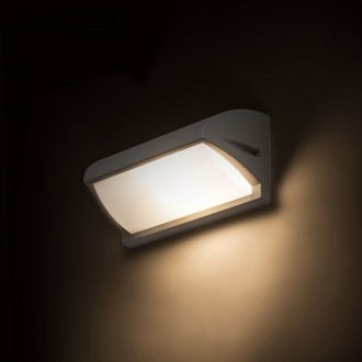 Rendl - MORA nástěnná stříbrnošedá 230V LED E27 15W IP54 Barva: Šedá