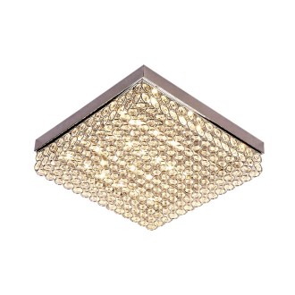 NEDES - LED stropní luxusní svítidlo s dálkovým ovladačem 55W - J2305/CH