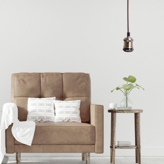 NEDES - Objímka E27 / 1m / bronzová - BH662H