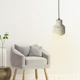 NEDES - Svítidlo Terrazzo bílá 1 x E27 - ME0015R/W