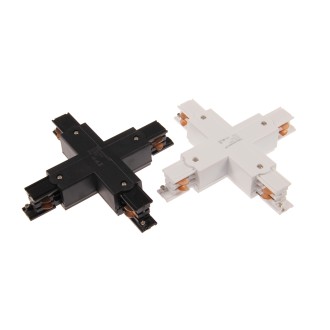 T-led X spojka pro 3F lištu Varianta: Bílá