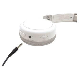 Skládací sluchátka bílá Bluetooth