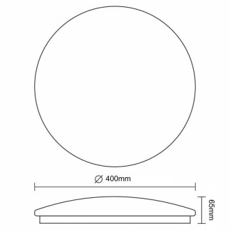 NEDES - LED svítidlo OPAL + dálkový ovladač 36W - LCL534LW