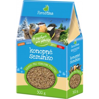 Konopné semínko pro venkovní ptactvo 500 g