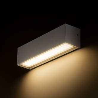 Rendl - CAMARGUE nástěnná stříbrnošedá satinované sklo 230V LED 6W IP65 3000K