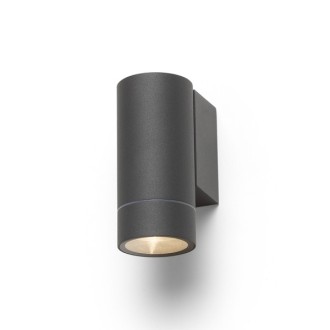 Rendl - MIZZI NEW I nástěnná antracitová 230V LED GU10 8W IP65