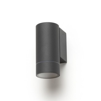 Rendl - MIZZI NEW I nástěnná antracitová 230V LED GU10 8W IP65