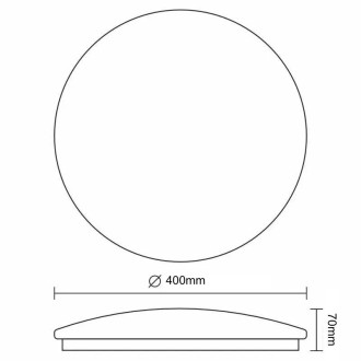 NEDES - LED svítidlo STAR + dálkový ovládač 36W - LCL534AU