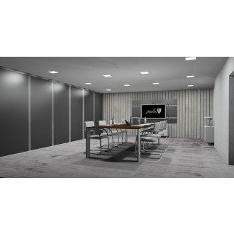 NEDES - LED panel 18W / PS / SMD / 4000K / WH - LPL224
