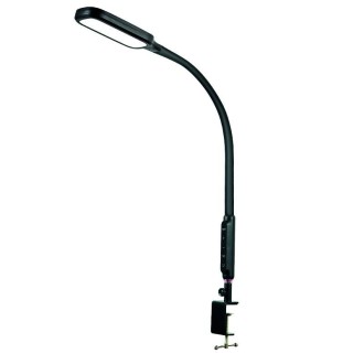 NEDES - LED lampa XENIA 12W stmívatelná s časovačem ( stůl / zem / klip ) - DL4306/B