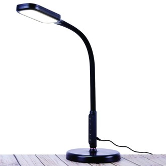 NEDES - LED lampa XENIA 12W stmívatelná s časovačem ( stůl / zem / klip ) - DL4306/B