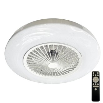 NEDES - LED svítidlo + stropní ventilátor STAR + dálkový ovladač 72W - LCL6350