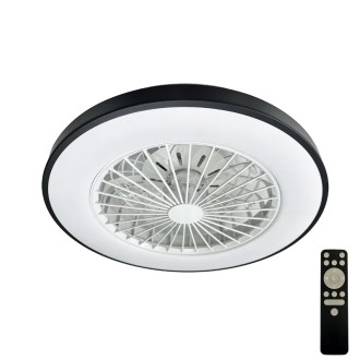 NEDES - LED svítidlo OPAL + stropní ventilátor + dálkový ovladač 48W - LCL6345