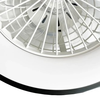 NEDES - LED svítidlo OPAL + stropní ventilátor + dálkový ovladač 48W - LCL6345