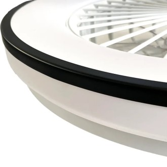 NEDES - LED svítidlo OPAL + stropní ventilátor + dálkový ovladač 48W - LCL6344