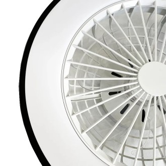 NEDES - LED svítidlo OPAL + stropní ventilátor + dálkový ovladač 48W - LCL6344