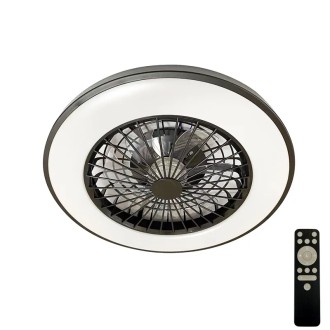 NEDES - LED svítidlo OPAL + stropní ventilátor + dálkový ovladač 48W - LCL6341