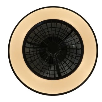 NEDES - LED svítidlo OPAL + stropní ventilátor + dálkový ovladač 48W - LCL6341