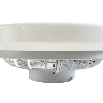 NEDES - LED svítidlo + stropní ventilátor STAR + dálkový ovladač 48W - LCL6340