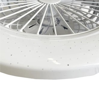 NEDES - LED svítidlo + stropní ventilátor STAR + dálkový ovladač 48W - LCL6340