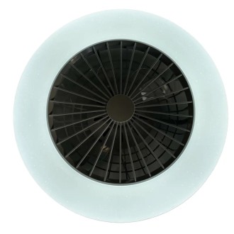 NEDES - LED svítidlo + stropní ventilátor STAR + dálkový ovladač 48W - LCL6340