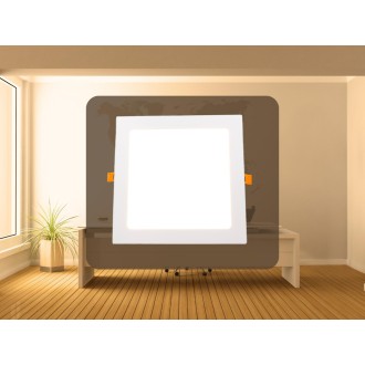 NEDES - LED panel 18W / PS / SMD / 2800K / WH - LPL214