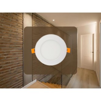 NEDES - LED panel 6W / PR / SMD / 2800K / WH - LPL111