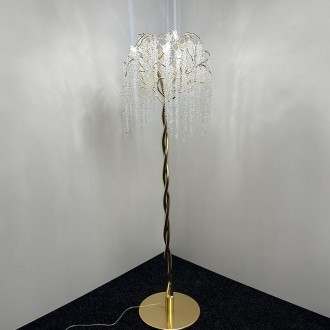 NEDES - Luxusní křišťálová stojací lampa 5 x G9 - CA021/F