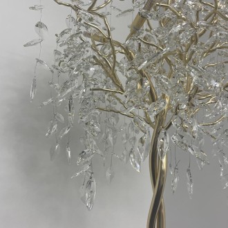 NEDES - Luxusní křišťálová stojací lampa 5 x G9 - CA011/F