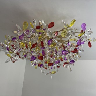 NEDES - Luxusní stropní křišťálový lustr 12 x G9 - CA032/800C