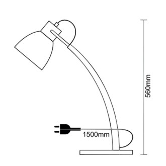 NEDES - Stolní lampa z masivního dřeva E27 / 60W - WRE161