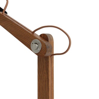 NEDES - Stolní lampa z masivního dřeva E27 / 60W - WRE151