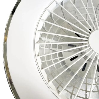 NEDES - LED svítidlo OPAL + stropní ventilátor + dálkový ovladač 48W - LCL6342