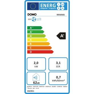 Mobilní klimatizace A+ - 7000 BTU - DOMO DO10161