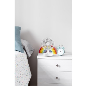 Stolní USB aku ventilátor s oscilací - DOMO DO8151