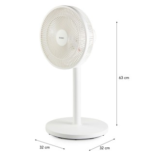 Stojanový ventilátor 2v1- bílý - DOMO DO8156