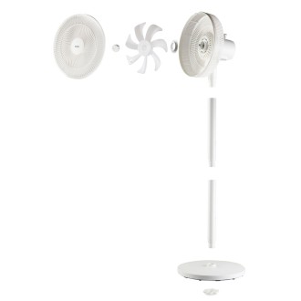 Stojanový ventilátor 2v1- bílý - DOMO DO8156