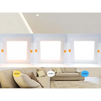 NEDES - LED panel WIFI 12W / 3000K - 6500K / WH - LPL233W