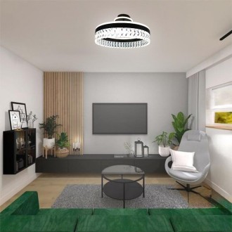 NEDES - LED stropní svítidlo s dálkovým ovladačem 75W - TA1305/B
