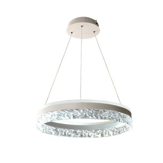 NEDES - LED luxusní závěsné křišťálové svítidlo s dálkovým ovladačem 80W - TA2301/W