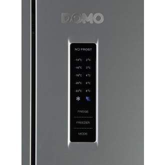 Čtyřdvéřová lednice s mrazákem dole - DOMO DO99504M