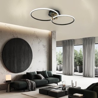 NEDES - LED stropní svítidlo s dálkovým ovladačem 48W - TB1300/BG