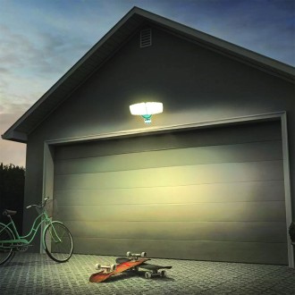 NEDES - Venkovní šedý LED reflektor s PIR senzorem 24W / 3000K / 4000K / 6000K - LFX225