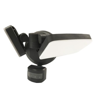 NEDES - Venkovní šedý LED reflektor s PIR senzorem 24W / 3000K / 4000K / 6000K - LFX225