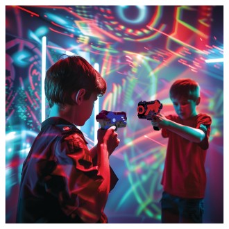Laser Tag – interaktivní hra se 2 laserovými pistolemi