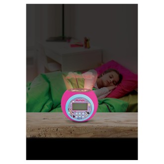 Budík s projektorem Myška Minnie