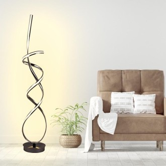 NEDES - LED designová stojací lampa 80W - JF2302/CH